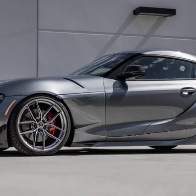 HRE FF21 Liquid Metal on a Toyota GR Supra 