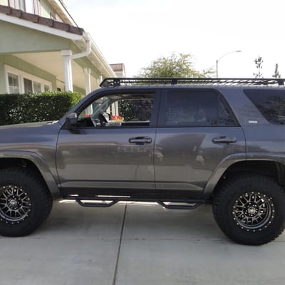 17 inch ICON Alpha Gunmetal on 2017 Toyota 4-Runner