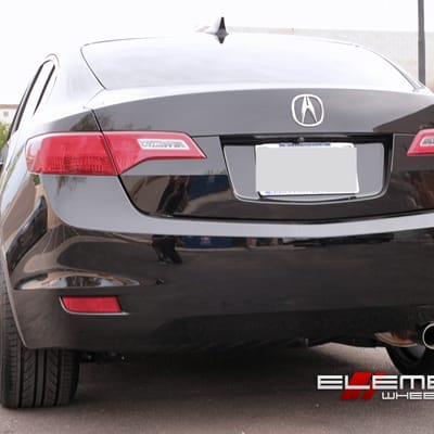 19 inch Staggered Avant Garde M310 Dolphin Gray Wheels on 2014 Acura ILX w/ Specs