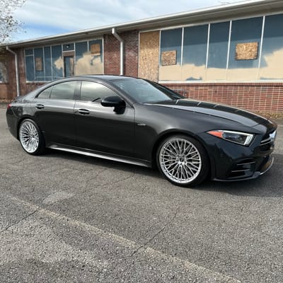 20 Staggered Element Forged ME-1 in Gloss Silver on a 2019 Mercedes-Benz CLS 53 AMG