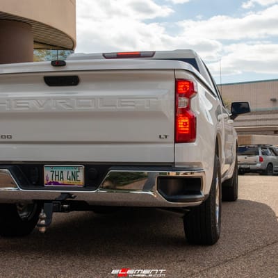 18 inch Raceline 156C Surge in Chrome on a 2021 Chevrolet Silverado 1500