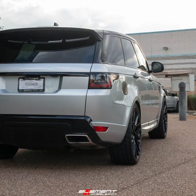 24 Inch Niche Gamma in Gloss Black on a 2019 Land Rover Range Rover Sport V8 Supercharged