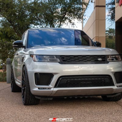 24 Inch Niche Gamma in Gloss Black on a 2019 Land Rover Range Rover Sport V8 Supercharged