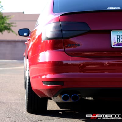 17x8 Niche Misano Satin Black on 2016 VW Jetta w/ Specs