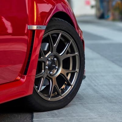 Konig Ampliform Gloss Bronze on Subaru WRX STI