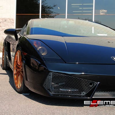 19 inch Staggered MRR FS02 Trans Copper Wheels on 2006 Lamborghini Gallardo w/ specs