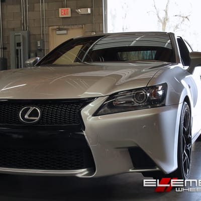 20 inch Staggered Ground Force GF09 on 2013 Lexus GS350F w/ Specs