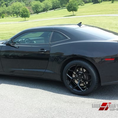 20 inch Staggered MRR228 Gloss Black on 2010 Chevy Camaro SS w/ Specs