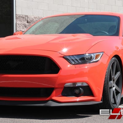 20 inch Staggered Niche Verona Matte Black/Machined w/ Tint on 2015 Ford Mustang GT w/ Specs