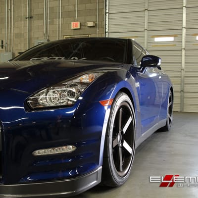 Stance SC5 All Black Wheels on 2013 Nissan GTR w/ Specs