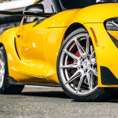 ADV.1 ADV5.0 V21 Platinum on Toyota Supra 