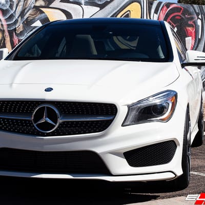 19 inch Ace Alloy AFF11 Space Gray on 2014 Mercedes Benz CLA250