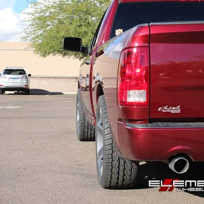 22 inch Verde Invictus Gunmetal Wheels on 2016 Dodge Ram 1500 w/ specs