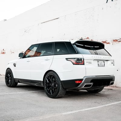 20 Inch Brixton Forged RF10 Satin Black (Radial Forged) on 2020 Land Rover Range Rover Sport