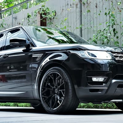 20 Inch Brixton Forged RF10 Satin Black (Radial Forged) on 2020 Land Rover Range Rover Sport