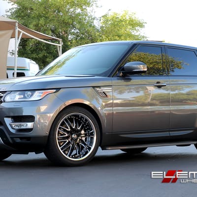 Lexani LX10 Gloss Black/Milled Wheels on 2014 Range Rover Sport V6 Supercharged w/ Specs