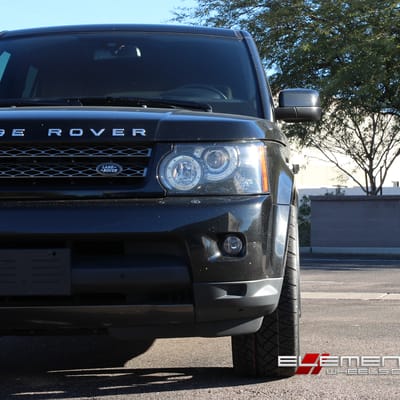 22 inch Vossen CV4 Silver Machined on 2012 Range Rover Sport w/ Specs
