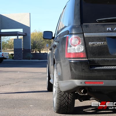 22 inch Vossen CV4 Silver Machined on 2012 Range Rover Sport w/ Specs