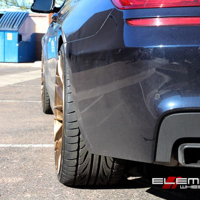 22 inch staggered Savini Black di Forza BM13 Brushed Bronze on 2014 BMW 6 Series w/ Specs