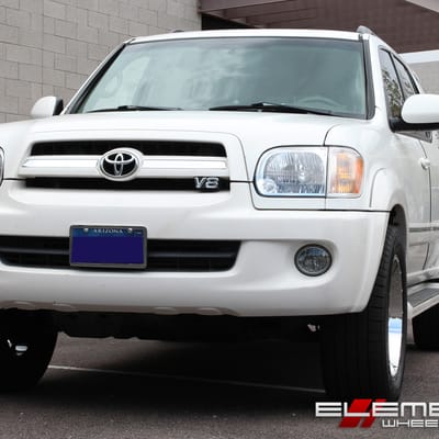 20 inch Helo HE886 PVD Chrome on 2005 Toyota Sequoia w/ Specs