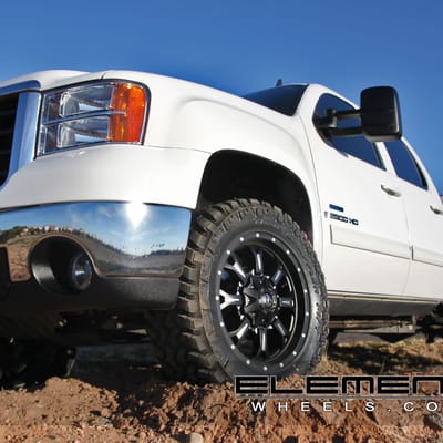 20x9 Fuel Krank wheels on 09 GMC Sierra 2500 w/ Specs