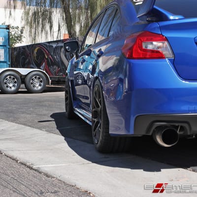 18x9.5 Eurotek 02 Hypersilver on a 2015 Subaru WRX w/ Specs
