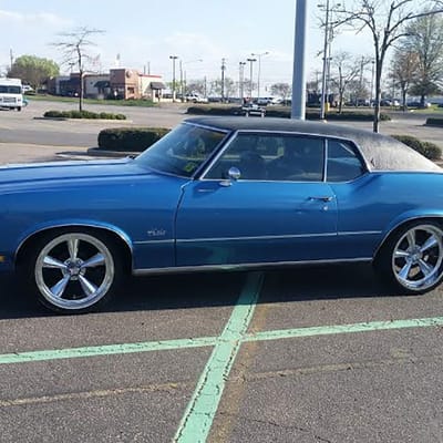 15 inch US Mags U104 Standard Chrome on 1970 Oldsmobile Cutlass