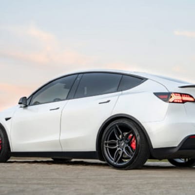 ADV.1 ADV005 Satin Black on Tesla Model Y 