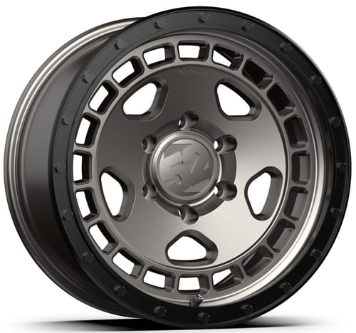 (Clearance - No Returns) Fifteen52 Off-Road Turbomac HD Magnesium Grey w/ Black Ring & Steel Hardware