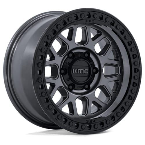 KMC KM549 GRS Gloss Gunmetal w/ Gloss Black Lip