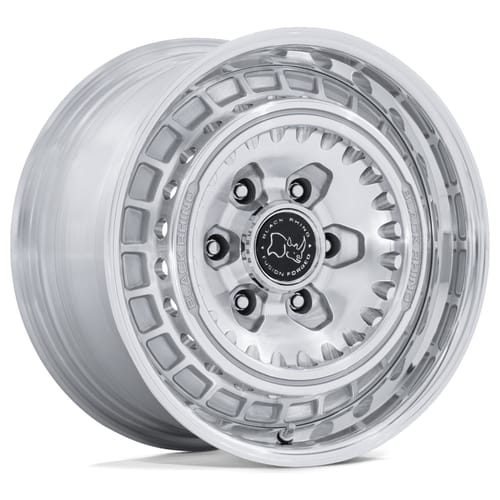 Black Rhino BR601 Bastion Gloss Silver w/ Machined Face Polished Lip