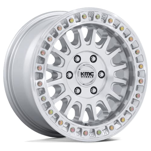 KMC KM552 IMS Gloss Silver w/ Machined Face