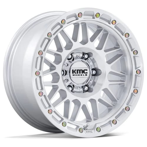 KMC KM555 Attack Gloss Silver Machined