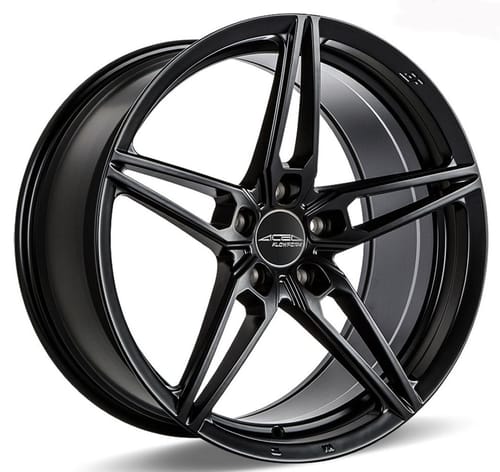 Ace Alloy AFF01 All Matte Black (Flow Formed)