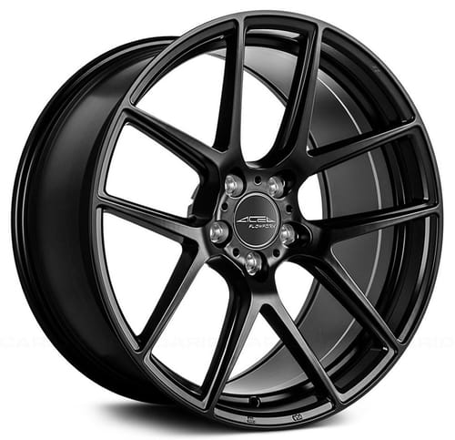 Ace Alloy AFF02 Gloss Black (Flow Formed)
