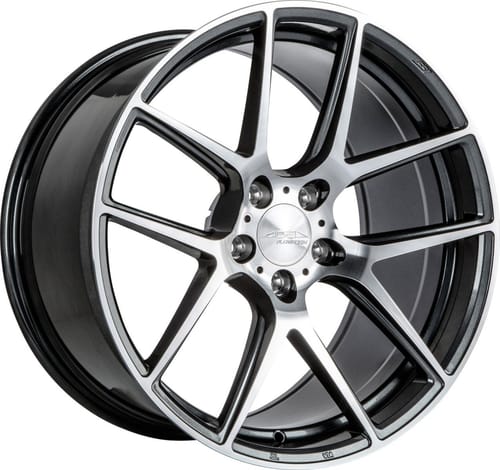 Ace Alloy AFF02 Gloss Mica Grey Machined (Flow Formed)