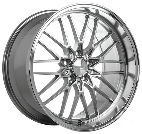 Ace Alloy AFF04 Liquid Silver Machined Lip (Flow Formed)