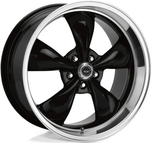 American Racing AR105 Torq Thrust M Gloss Black w/ Machined Lip