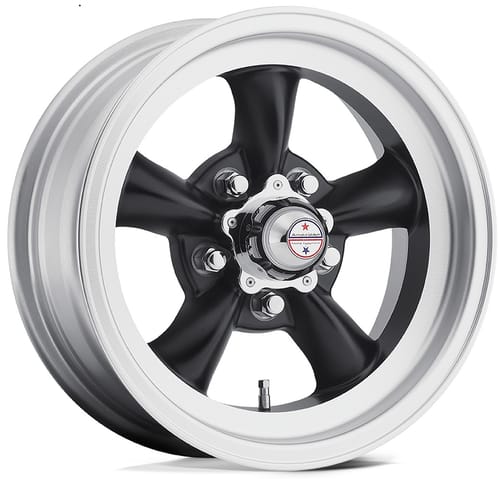 American Racing VN105 Torq Thrust D Satin Black w/ Machined Lip