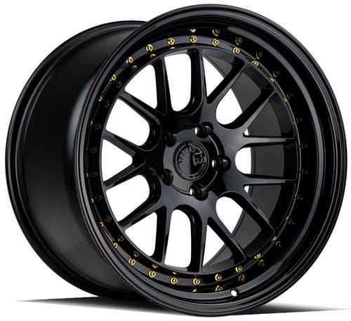 Aodhan DS06 Gloss Black w/ Gold Rivets