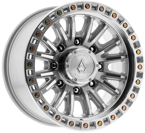 Arena A103 Mission (8-Lug) Gloss Silver Machined