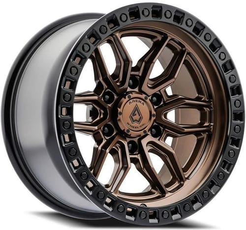 Arena A109 Hustle (6-Lug) Smoked Bronze w/ Satin Black Lip