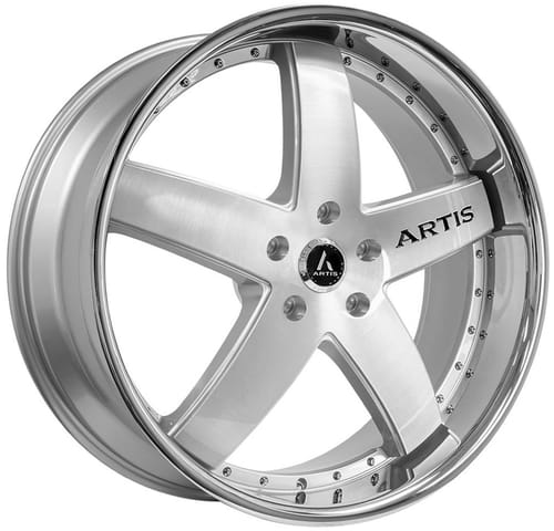 Artis Booya Silver Machined w/ Stainless Steel Chrome Lip
