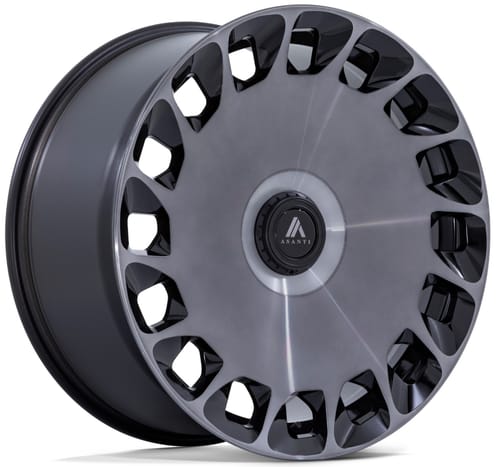 Asanti ABL-45 Gloss Black Machined w/ Double Dark Tint