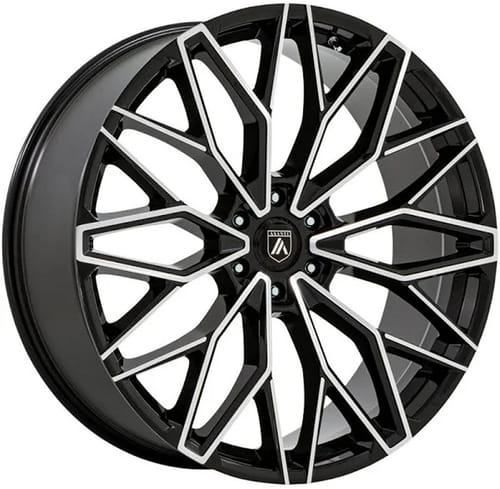 Asanti AB050 Gloss Black Machined