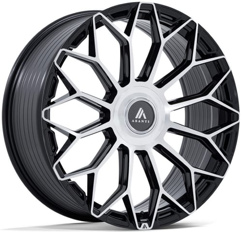 Asanti AB051 Gloss Black Machined