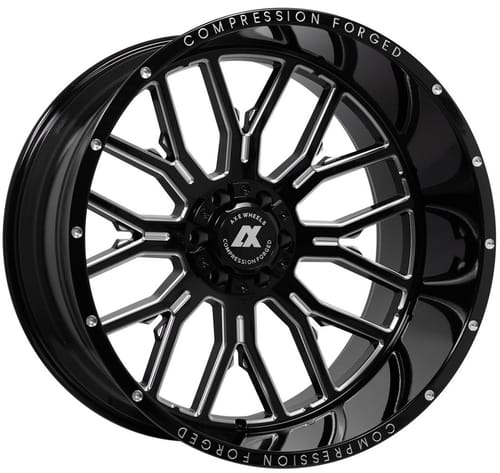 AXE Offroad AX6.0 Gloss Black Milled (Compression Forged)