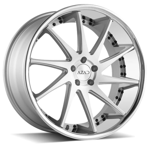 AZAD AZ23 Brushed Face w/ Chrome SS Lip