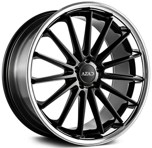 AZAD AZ24 Semi Matte Black w/ Chrome SS Lip