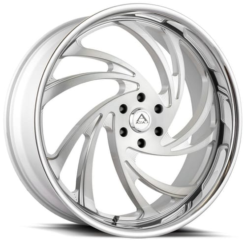AZAD AZ DRIP Brushed Silver w/ Chrome Stainless Steel Lip